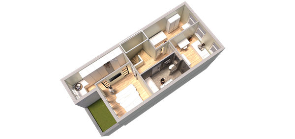 Floorplan - Fahrenheitstraat 128, 1097 PX Amsterdam